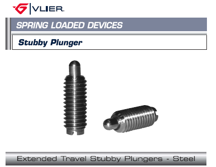 Extended Travel Stubby Plungers – Steel