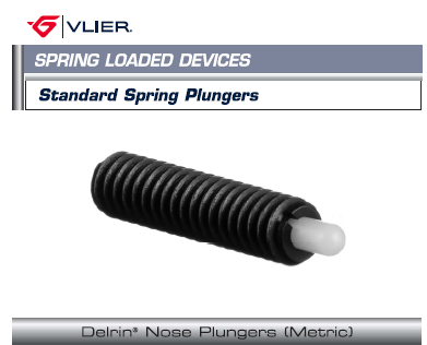 Standard Spring plungers (Delrin nose plungers metric)