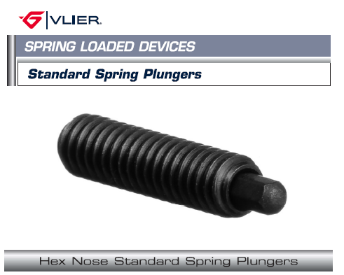 Standard Spring plungers (Hex Nose Standard Spring Plungers)